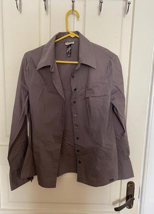👸рубашка милитари. размер m.
