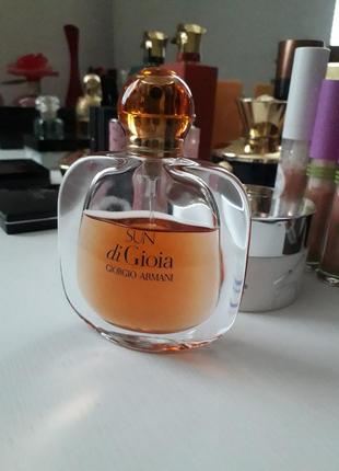 Ексклюзив знятість оригінал giorgio armani sun di gioia 30ml edp