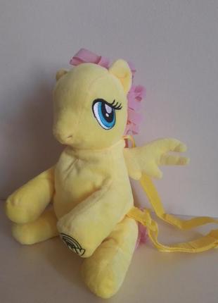 My little pony fluttershy plush backpack - yellow