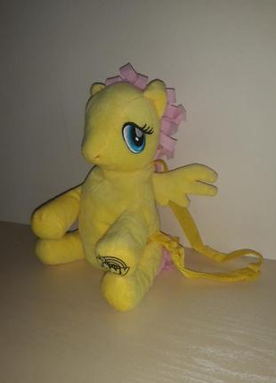 My little pony fluttershy plush backpack - yellow2 фото