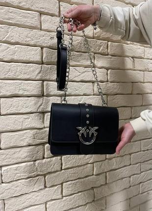 Женская сумка pinko  черная / подарок на 8 марта4 фото