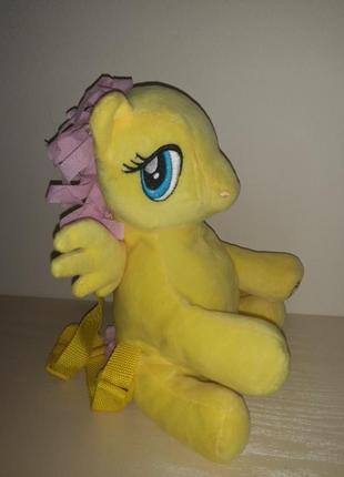 My little pony fluttershy plush backpack - yellow4 фото