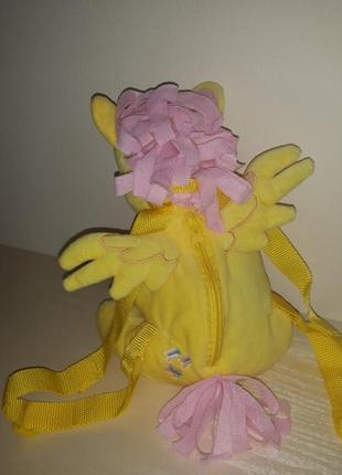 My little pony fluttershy plush backpack - yellow5 фото