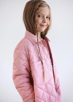 Демисезонная куртка для девочки, весенняя куртка для девочки, стеганая куртка, баллоновая куртка для девочки sinsay3 фото