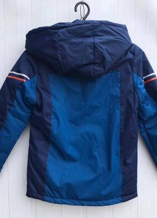 Куртка демисезон синий/электрик для мальчика арт.8763 фото
