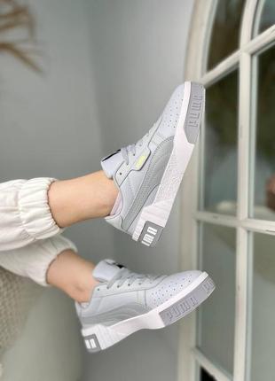 Женские кроссовки puma cali grey / smb3 фото