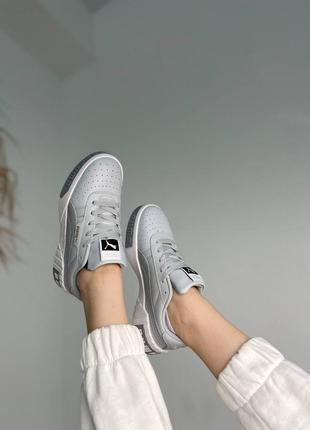 Женские кроссовки puma cali grey / smb10 фото