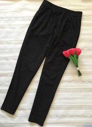 Трендовые брюки штаны в полоску forever 21