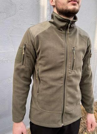 Флісова кофта сombat tactical fleece, олива xxl2 фото