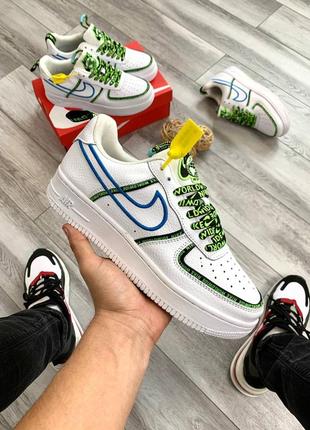 Кросівки nike air force 1 worldwidi white1 фото