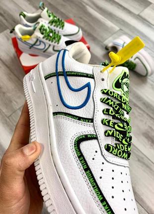 Кросівки nike air force 1 worldwidi white5 фото