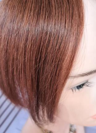 Парик накладка топер шиньон 100% натуральный волос.2 фото