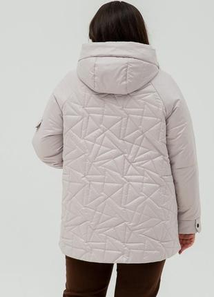 Качественная и стильная демисезонная куртка на силиконе5 фото