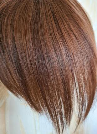 Парик накладка топер шиньон 100% натуральный волос.8 фото