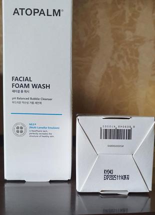 Пінка для вмивання atopalm facial foam wash 150 мл4 фото