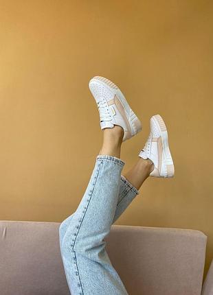 Женские кроссовки puma cali white pink 2.0 скидка sale/smb2 фото