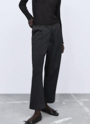 Zara новые брюки брюки размер м/л1 фото