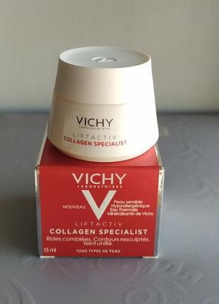 Миниатюра антивозрастного крема-ухода vichy liftactiv collagen specialist
