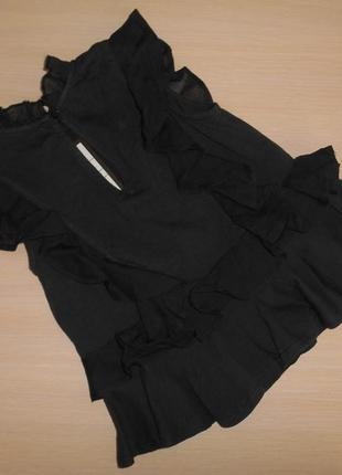 Нарядная туника, блузка, блуза с вышивкой next, 5 лет, 110 см, оригинал2 фото
