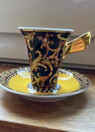 Чашка и блюдце rosenthal versace barocco5 фото