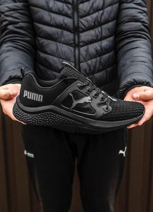 Чоловічі кросівки puma hybrid runner black 1 / smb