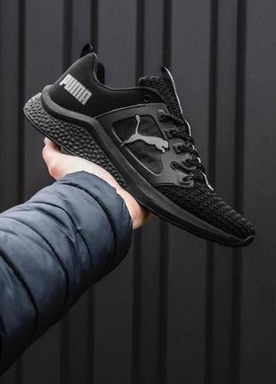 Мужские кроссовки puma hybrid runner black 1 / smb2 фото