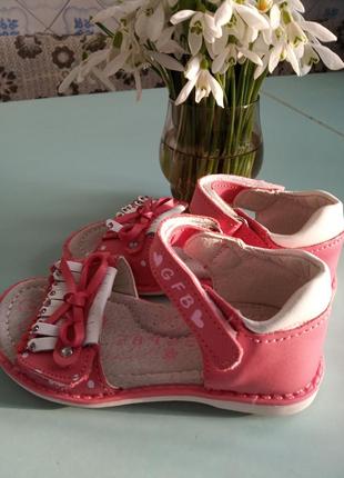 Коралловые босоножки для маленькой принцессы, gfb.