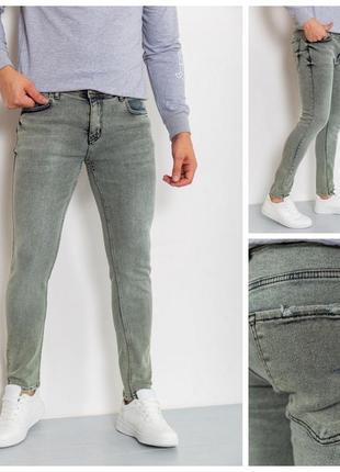 Джинси чоловічі колір сіро-зелений