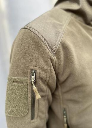 Флісова кофта сombat tactical fleece, олива m6 фото