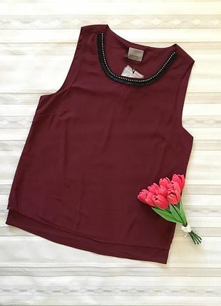 Красива майка блуза марсала vero moda розмір s
