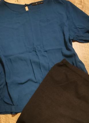 Синяя блуза1 фото