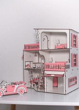 Будиночки для ляльок лол + машинка в комплекті4 фото