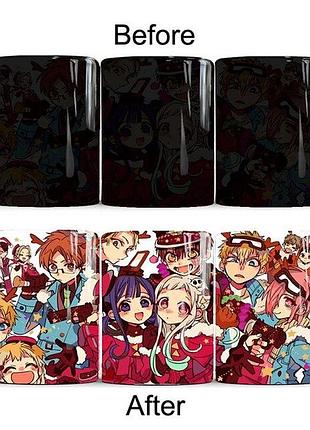 Кружка хамелеон «туалетный мальчик ханако-кун (toilet-bound hanako-kun)»