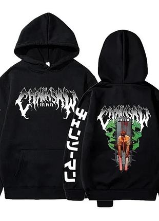 Худи аниме «человек-бензопила. chainsaw man»