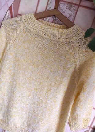 Нiжний меланжевий светр, кольору весни7 фото