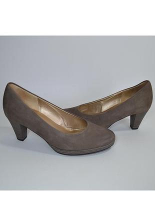 Gabor германия оригинал! стильные туфли повышенного комфорта, натуральная кожа 1000 пар тут!1 фото