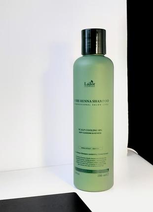 Корейський шампунь lador pure henna shampoo(la’dor, ладор)