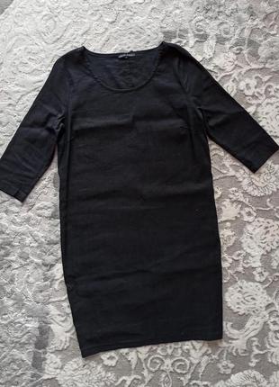 Дизайнерское льняное платье sarah pacini лен2 фото