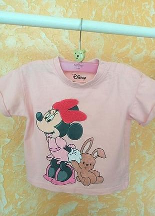 Футболка reserved с minnie mouse