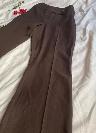 Жіночі коричневі класичні прямі штани брюки dorothy perkins4 фото