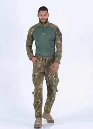 Летний военный, тактический костюм камуфляж xl