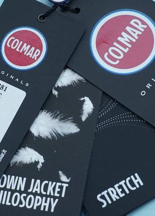 Тонкий пуховик женский от итальянского бренда премиум класса colmar,