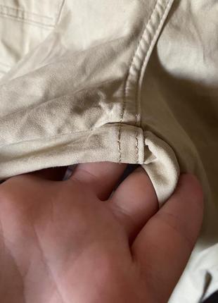 Хлопковые базовые укорочённые тонкие брюки карго 52 р4 фото