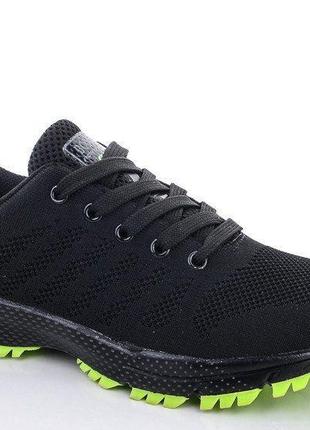 Кросівки жіночі сітка (чорні) bonote