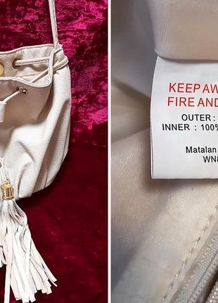 Маленька сумочка кисет на плече matalan6 фото