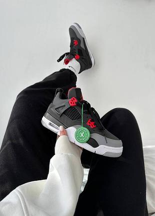 Кросівки nike air jordan 4 retro « infrared » premium