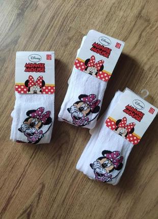 Детские колготы для девочки очень классные мини маус minne mouse disney,р.116-122