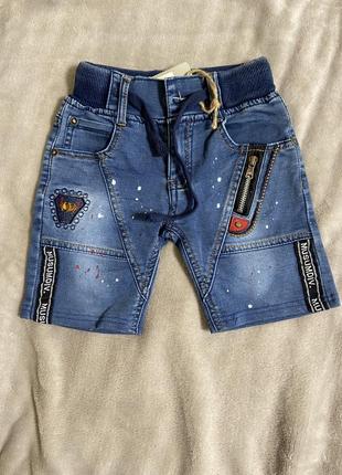 Детские джинсовые шорты1 фото