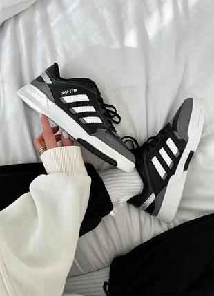 Кроссовки adidas drop step black/white