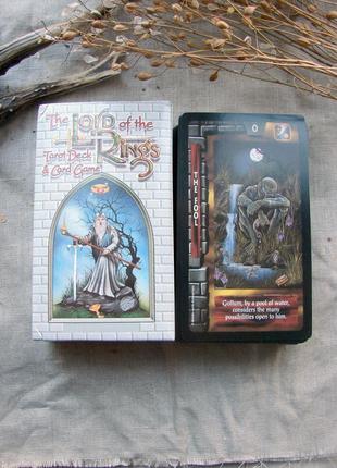 Гадальные карты таро и настольная игра 2в1 колода карт властелин колец lord of the rings tarot deck1 фото